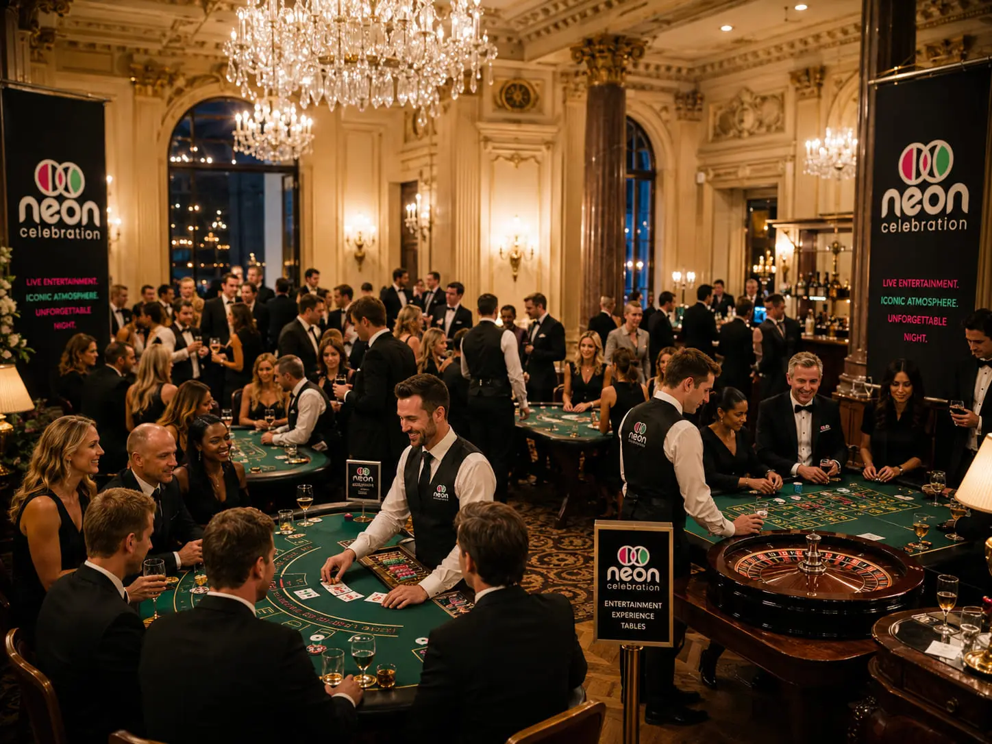 Grand Casino Night — największe wydarzenie eventowe Neon Celebration